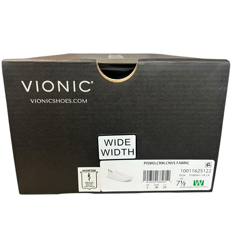 Vionic NEW Pismo Lace-Up Shoes WHITE - Picture 7 of 8